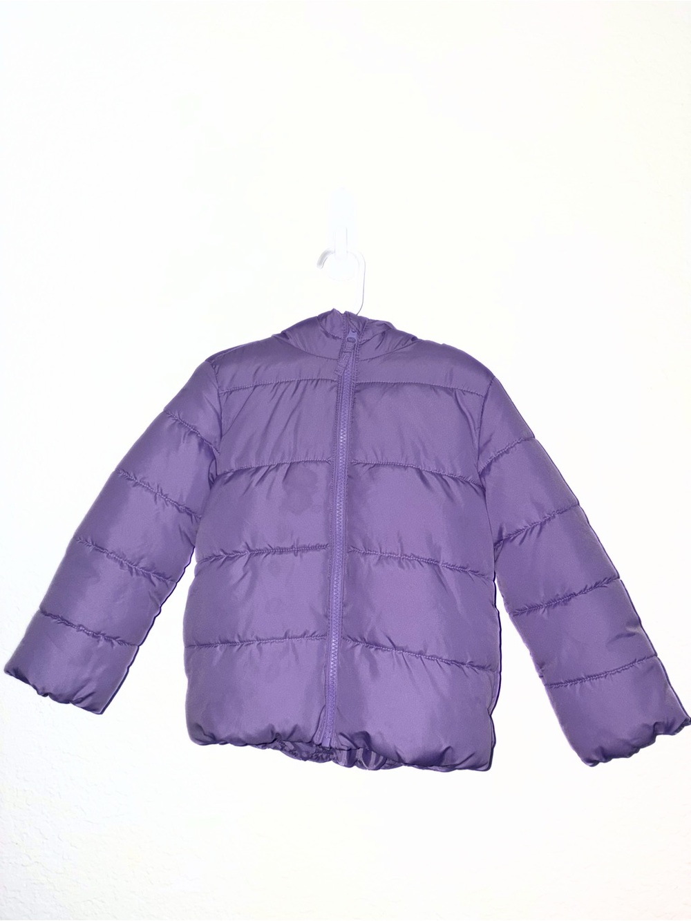 The Children's Place Lavender Purple Puffer Coat with Hood